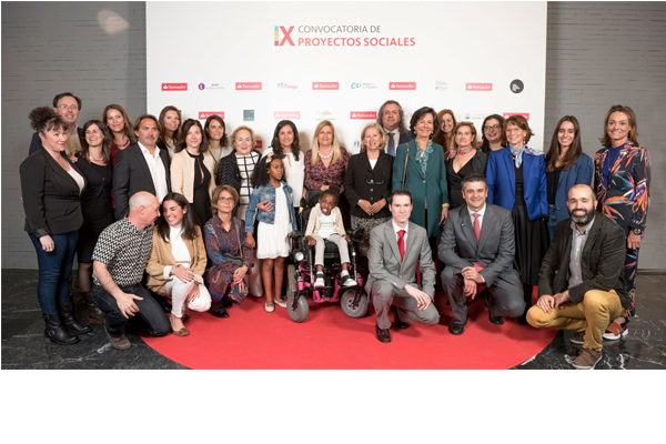 Tres ONG acreditadas, entre las entidades premiadas en la IX Convocatoria de Proyectos Sociales del Santander