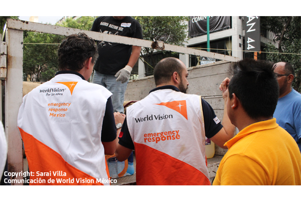 World Vision, ONG acreditada por la Fundación Lealtad, ya está trabajando en México para ayudar a los damnificados por el terremoto.