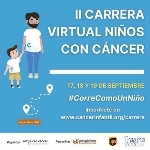 Cartel II Carrera Virtual Niños con Cáncer