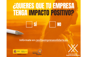 Diseño Cartel campaña X solidaria empresas 2022