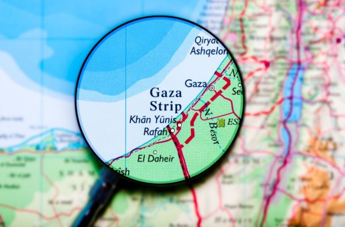 Mapa Gaza